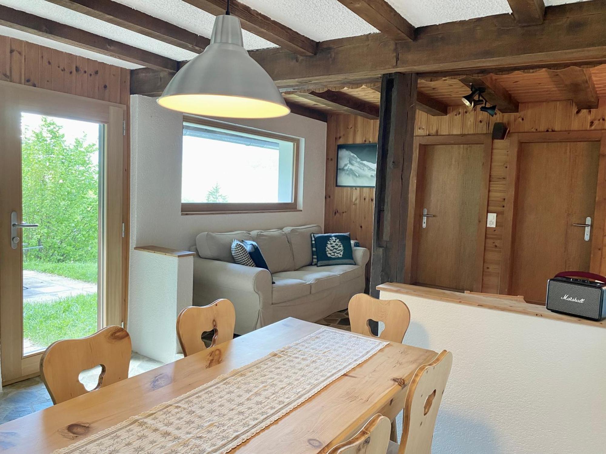Eco Lodge With Jacuzzi And View In The Swiss Alps Grone Luaran gambar
