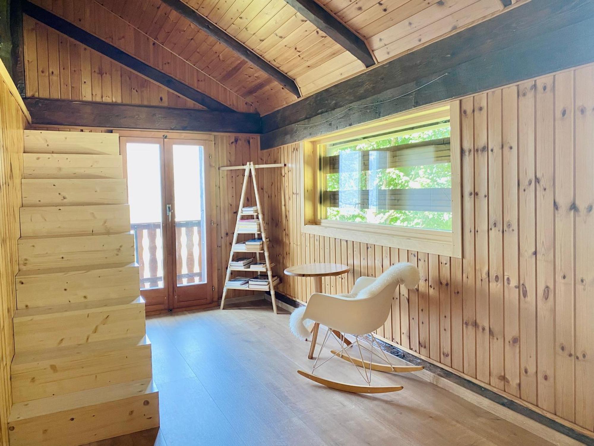 Eco Lodge With Jacuzzi And View In The Swiss Alps Grone Luaran gambar